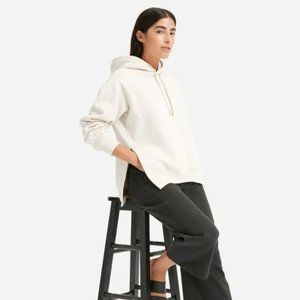 Everlane Oversized Fleece Hoodie (Stone)